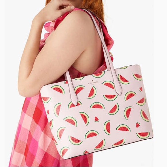 SOLD! kate spade NWT! Marlee Watermelon Party Tote - Picture 2 of 5